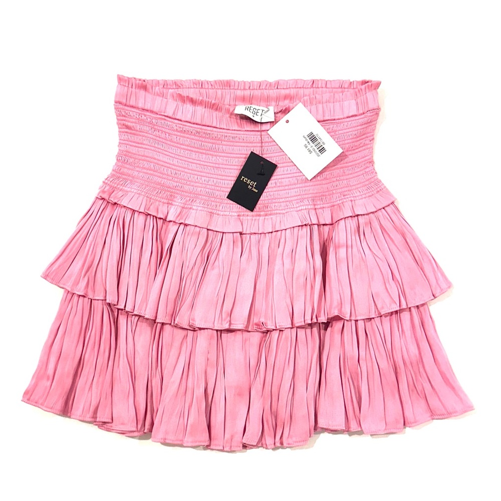 NWT Reset by Jane Tiered Smocked Skirt Size Medium